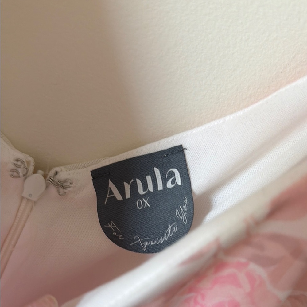 ARULA Pink Floral Ruffle Tiered Maxi Dress - Picture 2 of 4